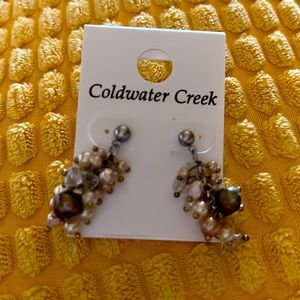 NWT pearl dangle earrings from Coldwater Creek